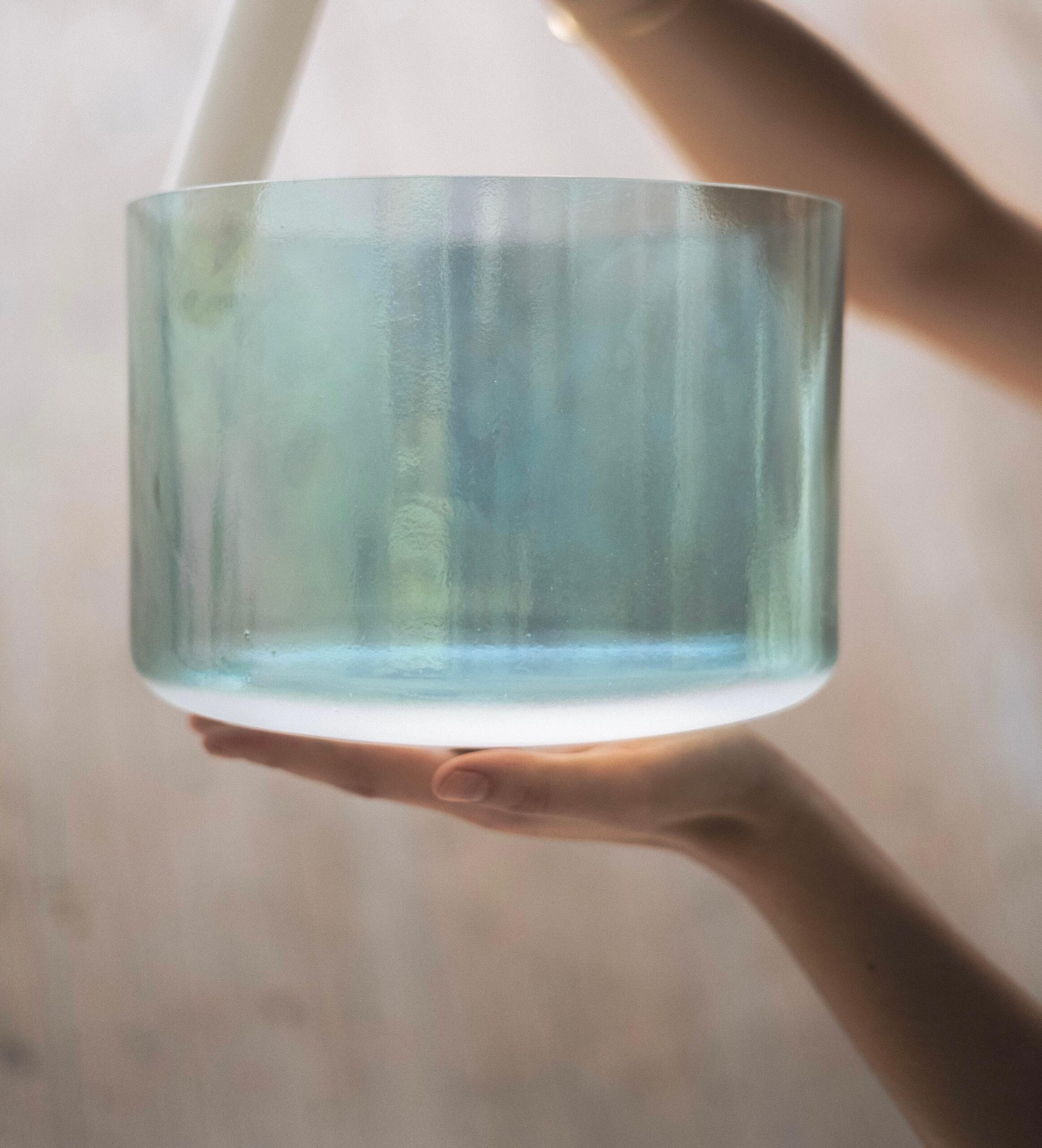 Crystal singing bowls